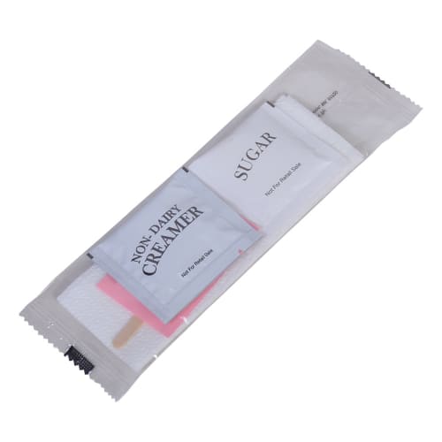 Condiment Kit, Single with Sweet'N Low, Clear Wrapper